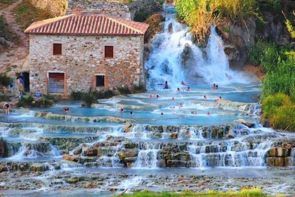 38-Volpini House In Amiata - Val D'Orcia, Saturnia, Feste&Sagre Castel del Piano  Eksteriør bilde